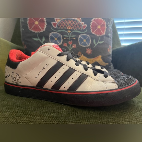 adidas Originals Shoes Adidas Superstar Vulcan Heartfelt Size 2mark